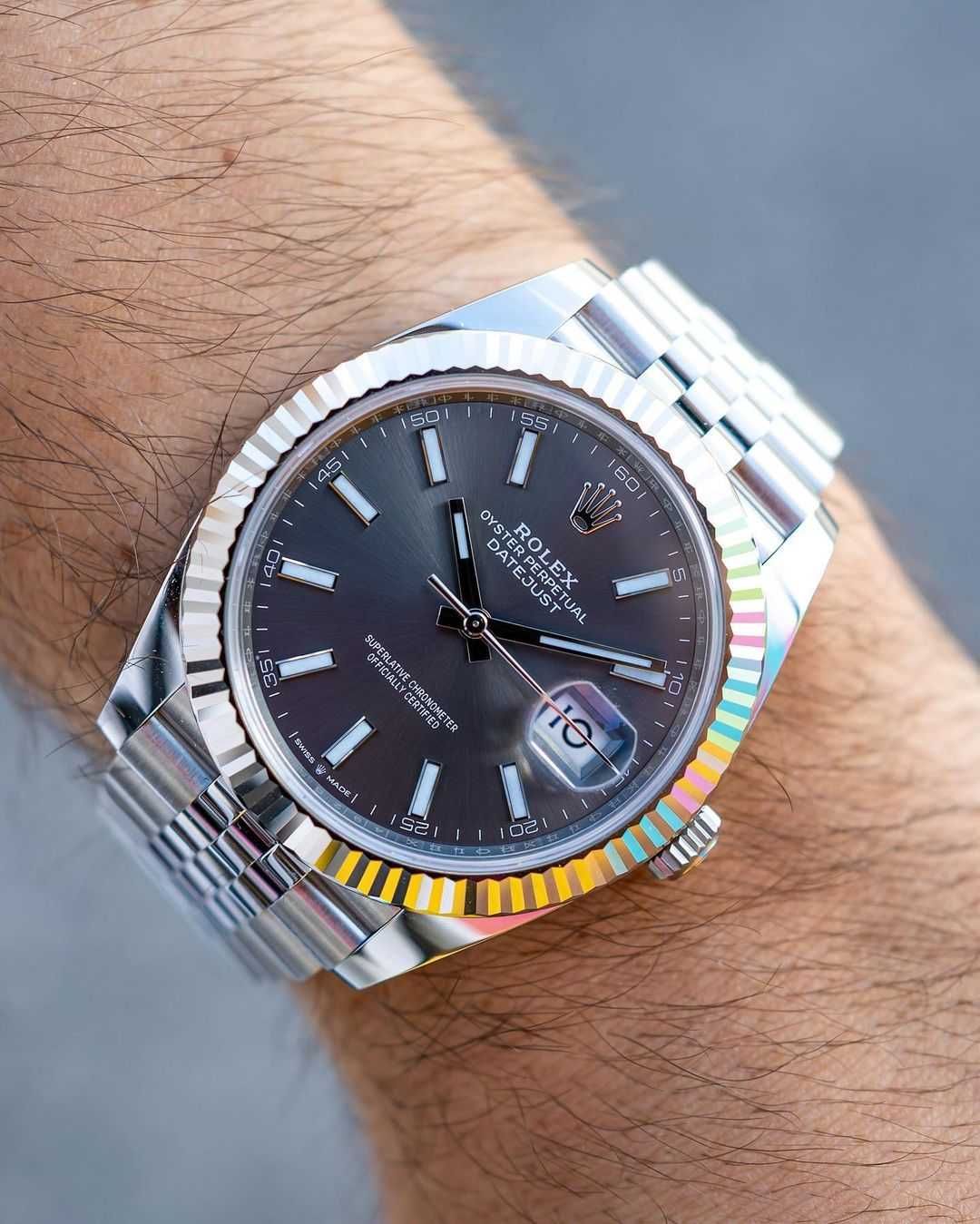 Rolex Datejust 41mm Jubilee szary