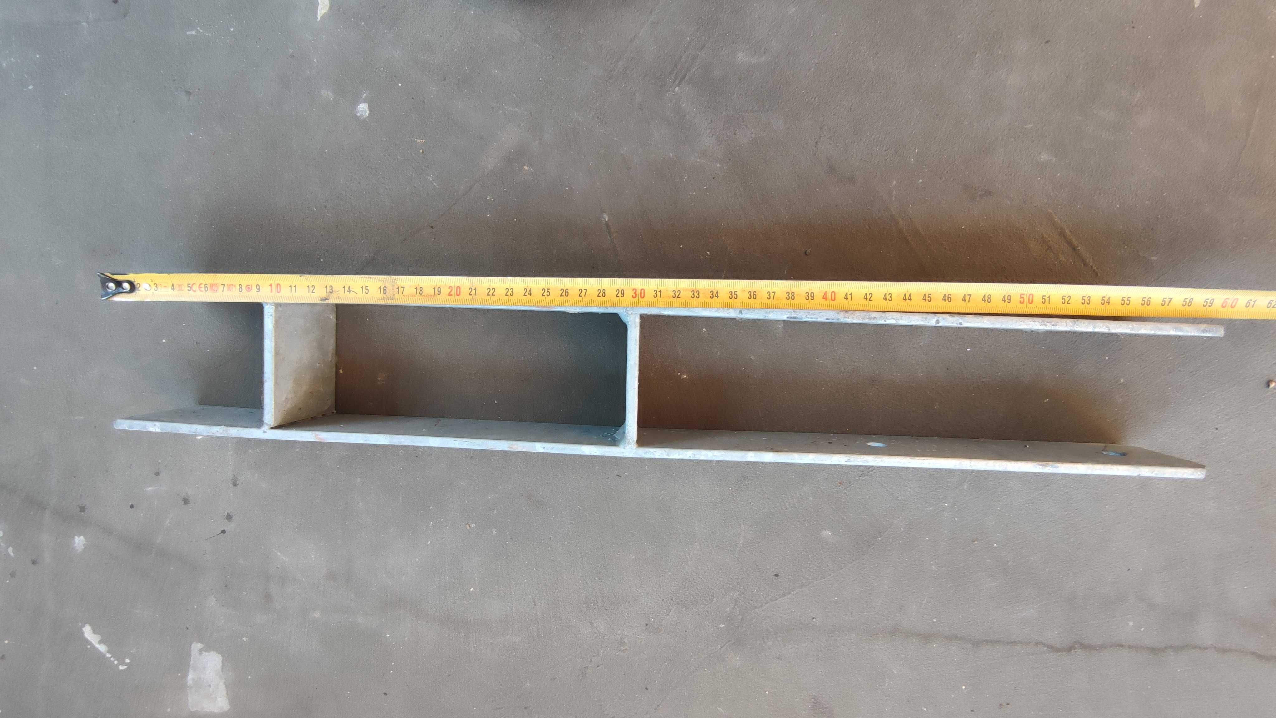 Podstawa kotwa do słupa do betonu wmurowania, 70 x 600 mm NOWA Wawa
