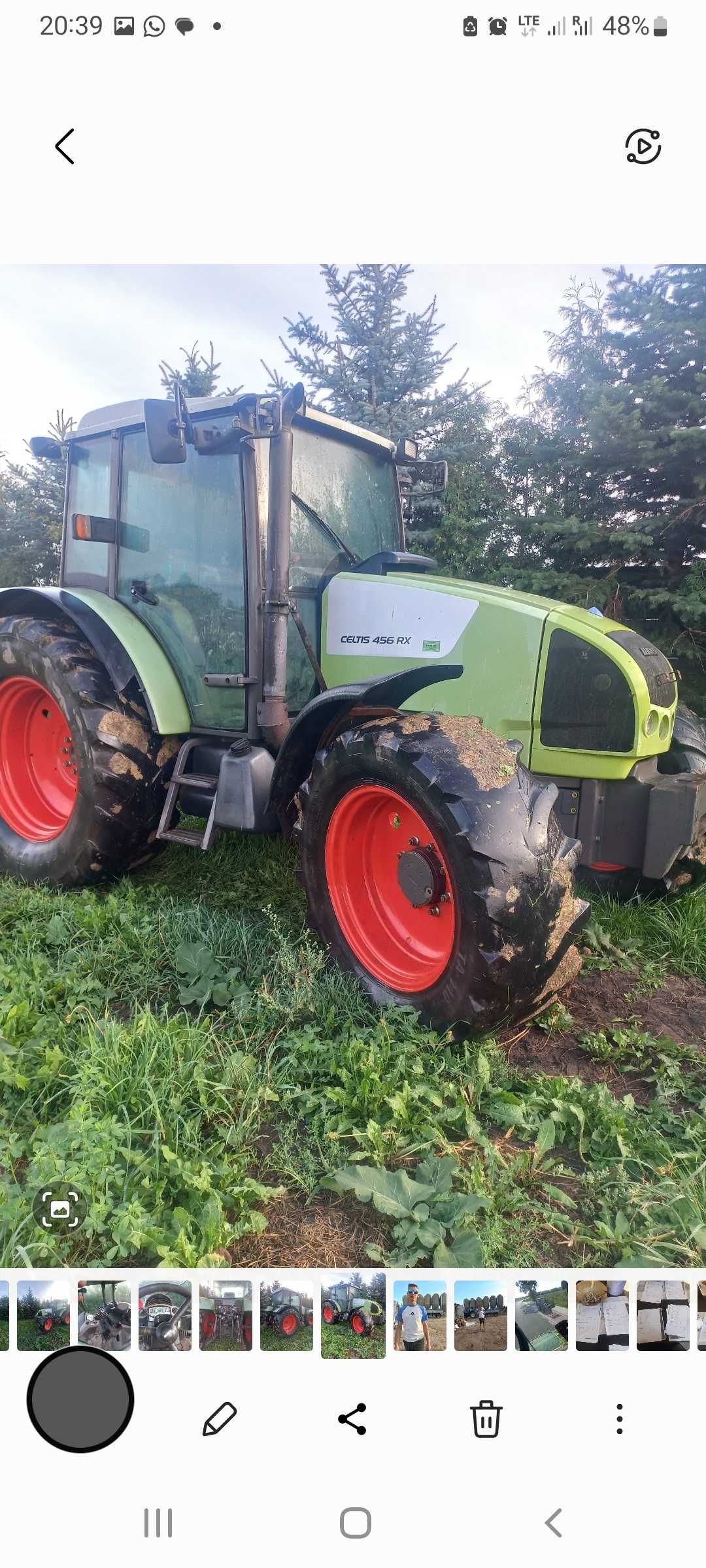 Claas Celtis 456 RX pneumatyka 2006 r john deere