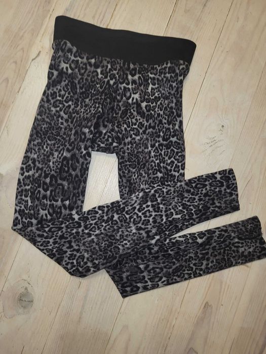 Леопардові лосини  ZARA, з утяжкою, розмір М