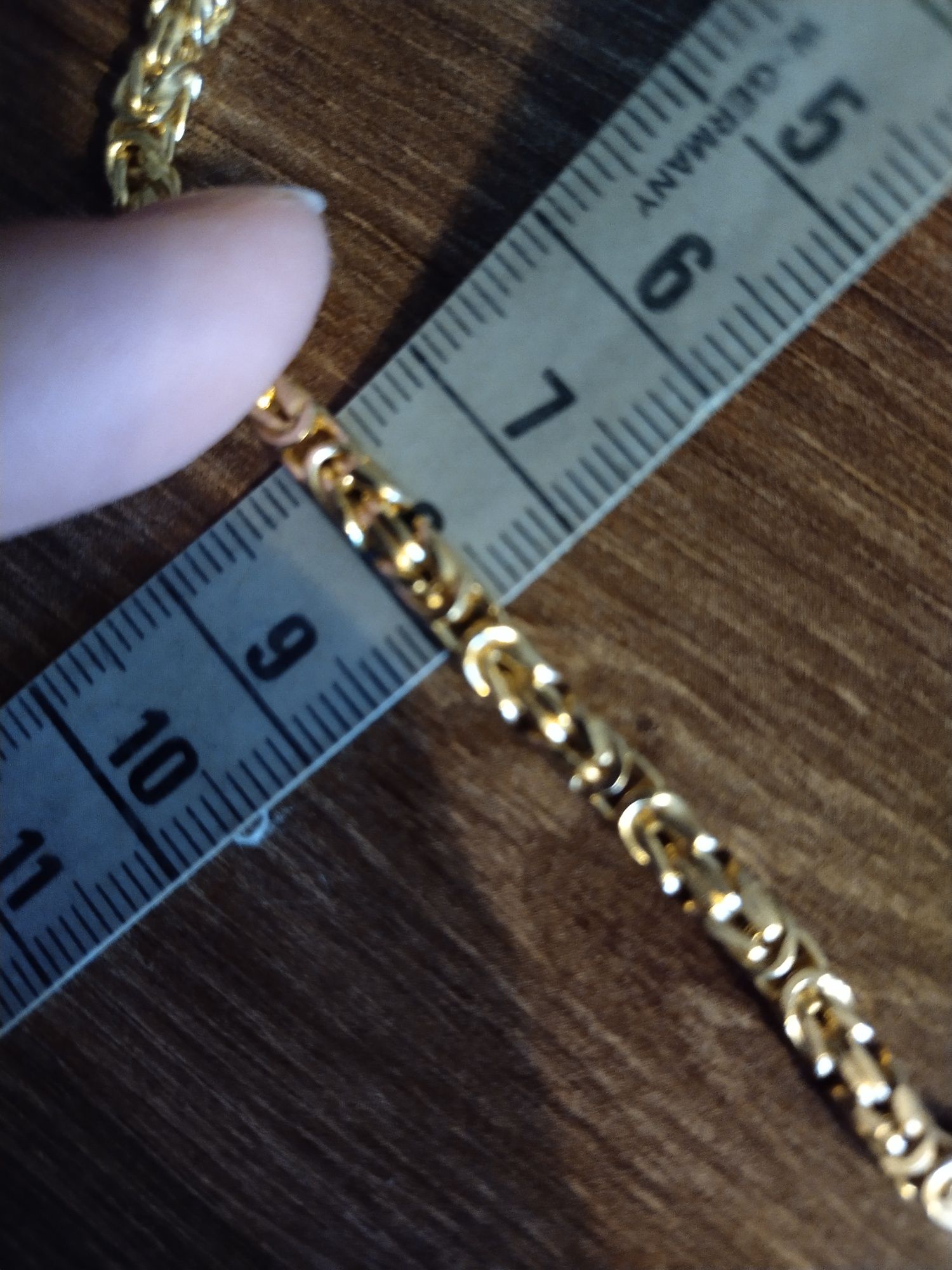 Złoty łańcuszek 585 splot królewski, 22.10 gr, 60cm