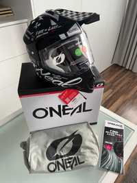 Kask Oneal Sierra Torment V23 Black White (cross,quad,enduro)GWARANCJA