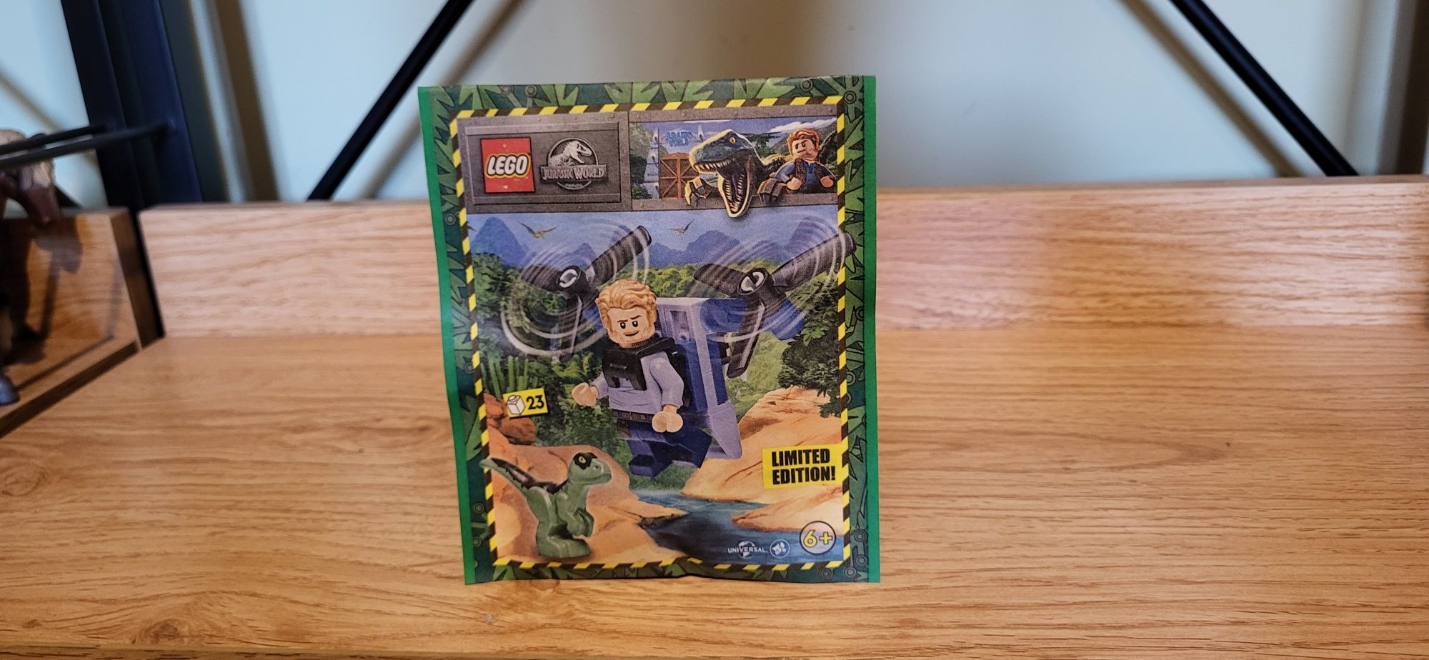 Lego Jurassic World 122328 Owen plus jetpack raptor saszetka klocki