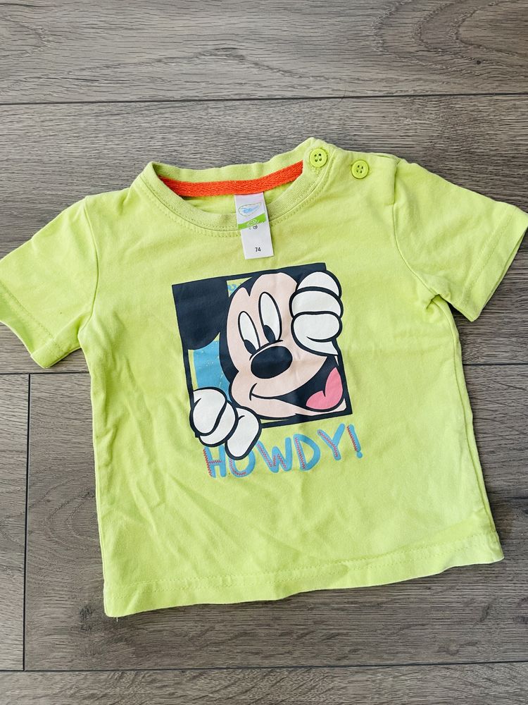 C&A Disney r.74 t-shirt koszulka myszka Mickey
