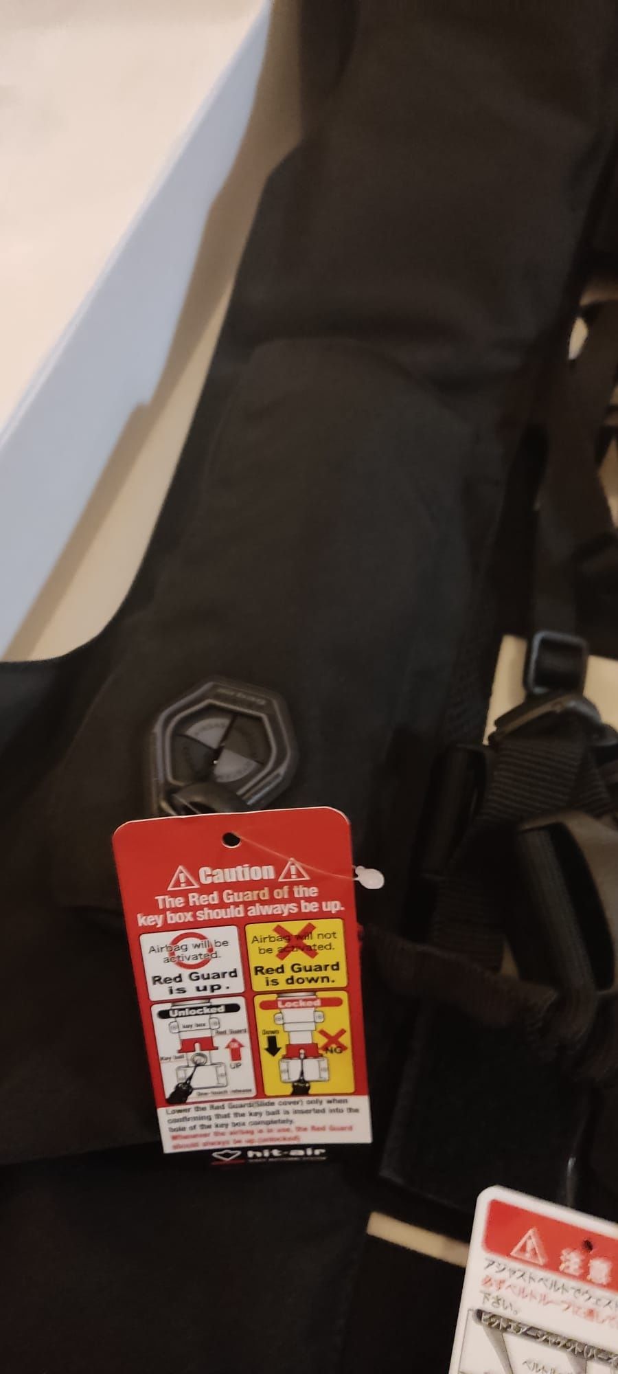 Colete airbag hit-hair