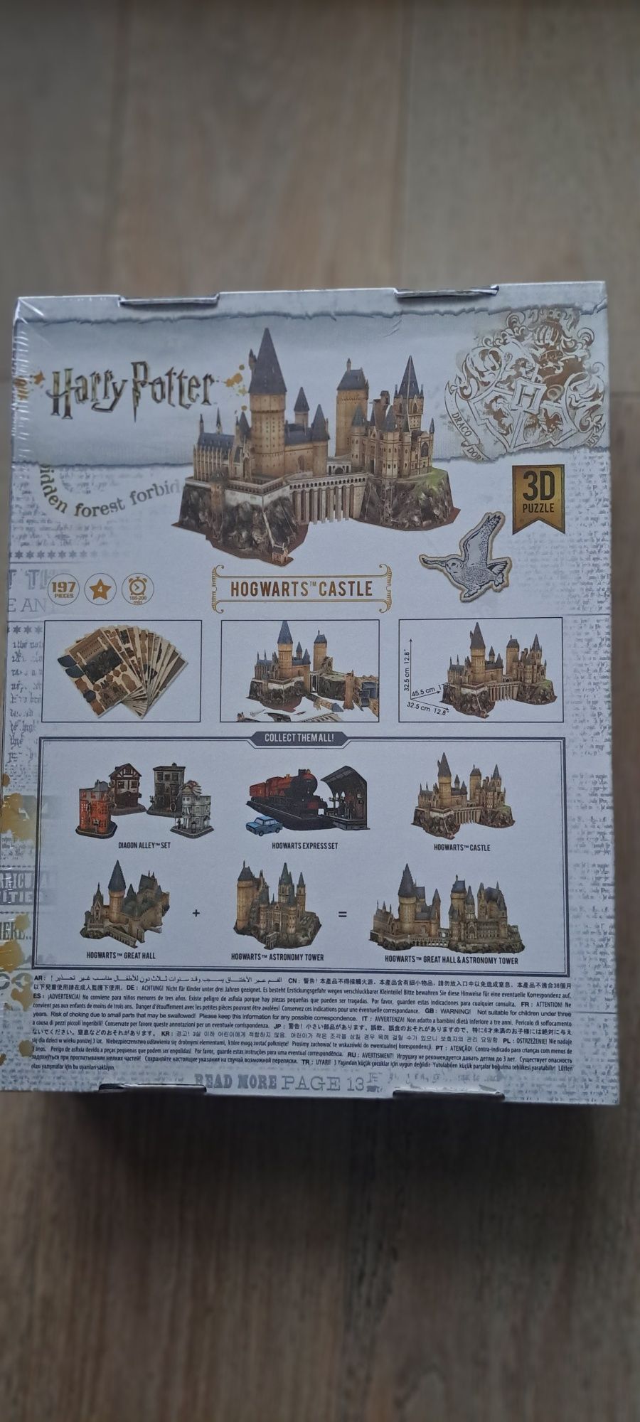 NOWE Puzzle 3D Harry Potter Zamek Hogwart Castle