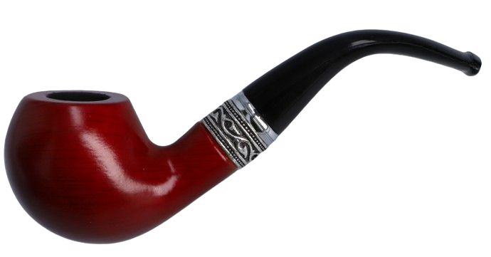Fajka Drewniana Gentelo z Drewna Kauczukowego, 14 cm