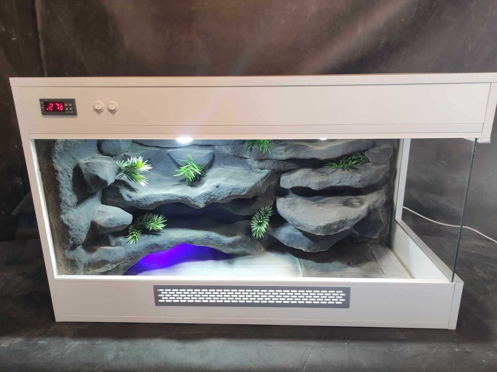 Terrarium 100x50x50 Agama Gekon Anolis Wąż zbożowy