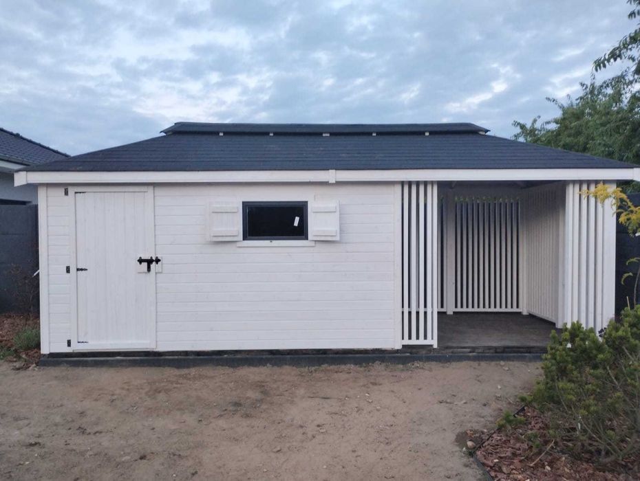 Domek Ogrodowy 2w1 „Idealny na Działkę ROD” 6 x 3 altanka