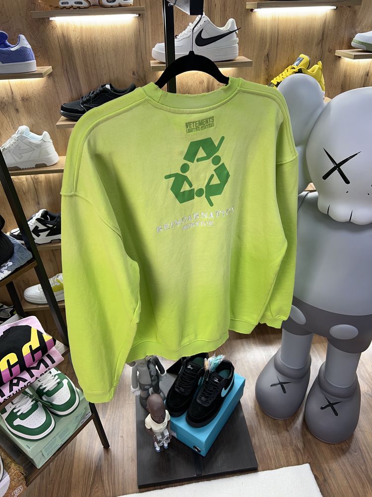Світшот Vetements “Not Doing Shit Today” Green