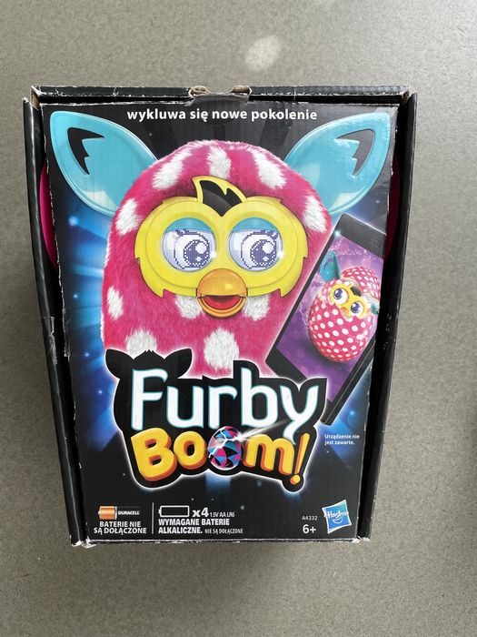 Furby Boom różowy w białe kropki PL