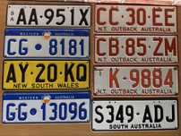 Tablica rejestracyjna Australia