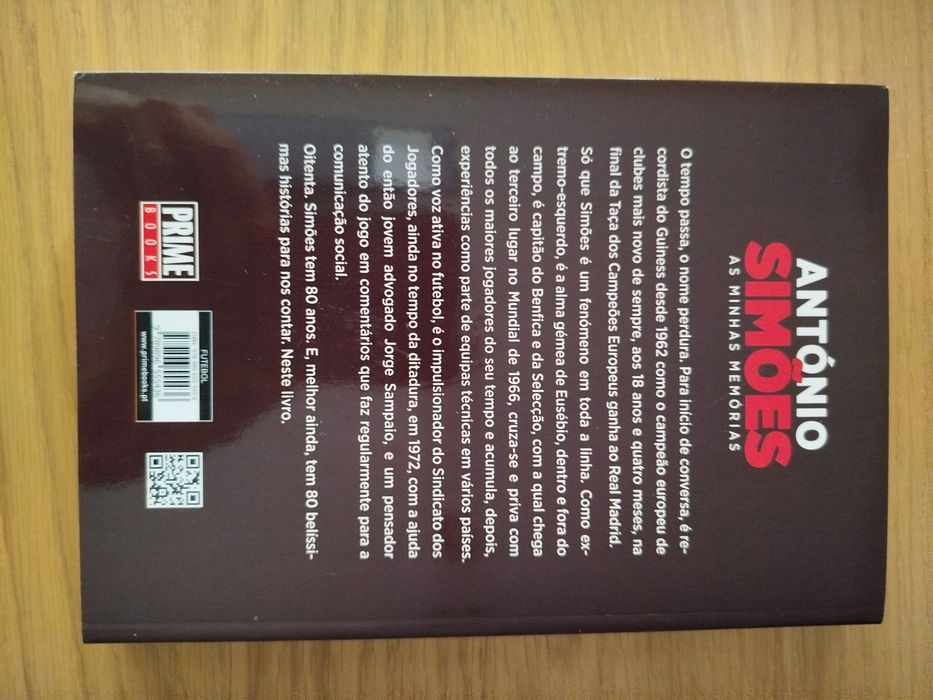 António Simões - As Minhas Memórias - livro novo 
de Rui Miguel Tovar