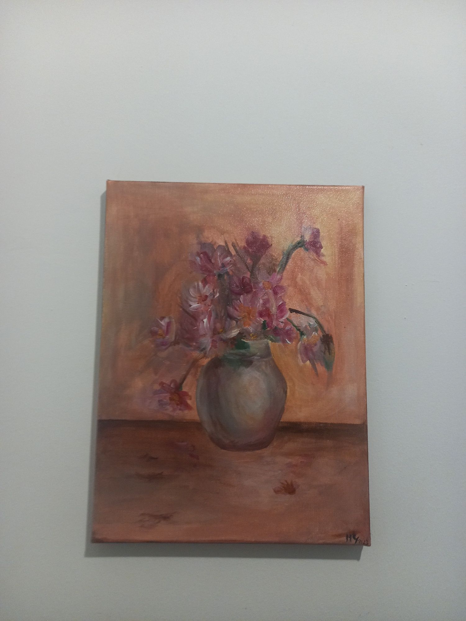 Quadro pintado á mão