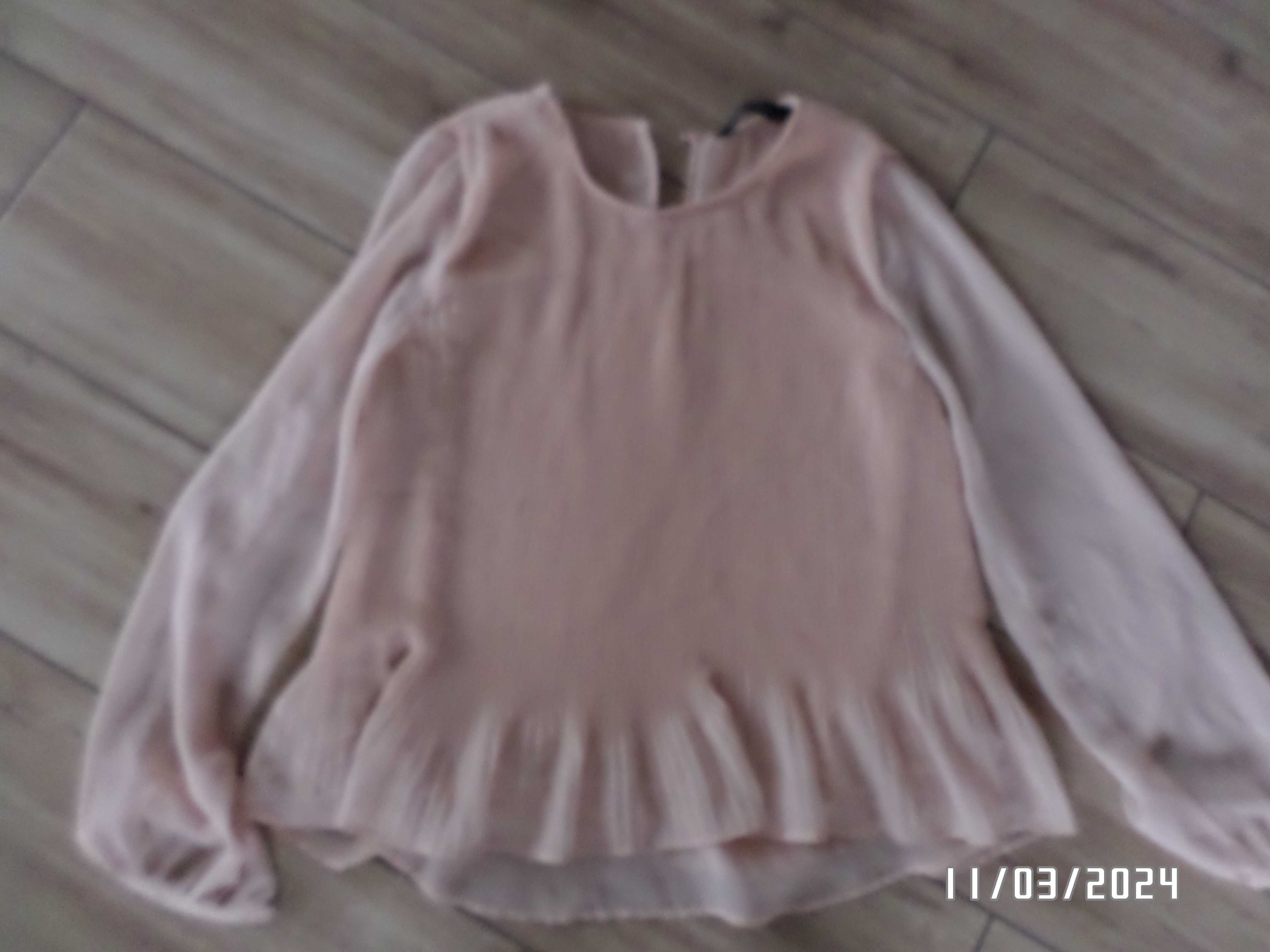 Firmowa bluzka damska ZARA-rozmiar-M-38