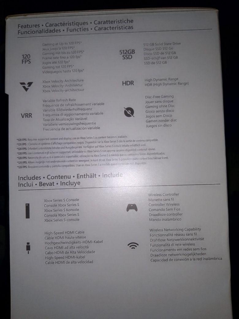 XBOX Series s    semi-nova e garantia worten