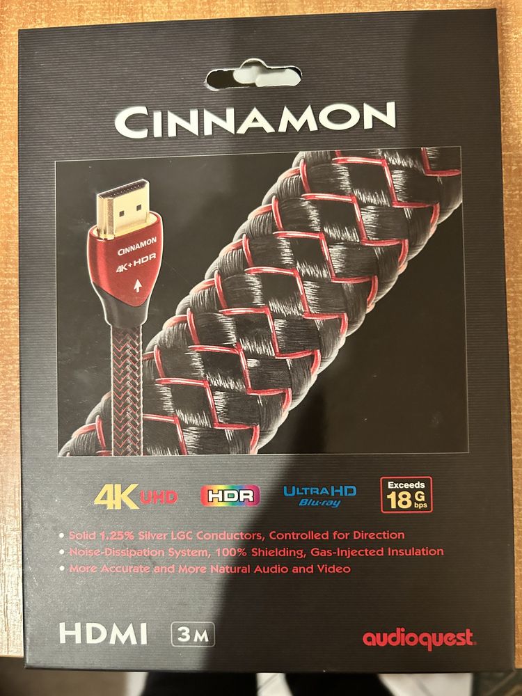 Okazja! Audioquest cinnamon 48 hdmi 8K  3m