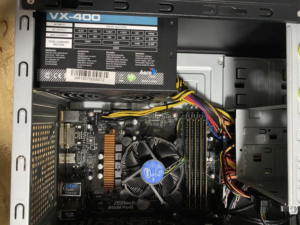 Игровой компьютер пк intel i5 7400 amd rx 470 4 gb 16 gb ddr4 256 ssd