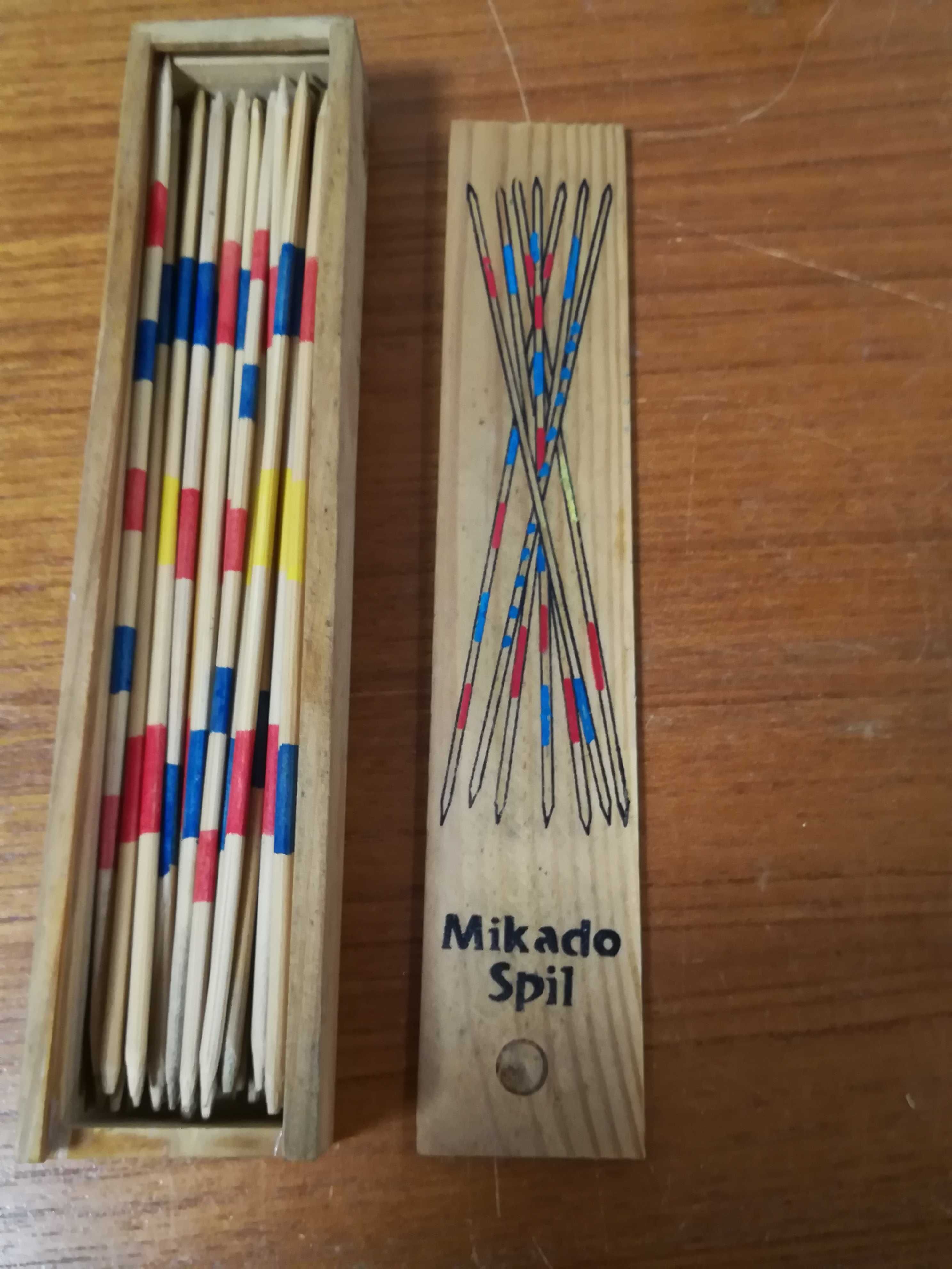 Bierki drewniane 19 cm Mikado Spiel gra
