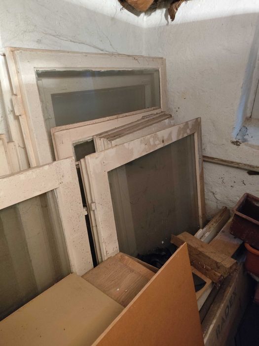 Okna drewniane z demontażu