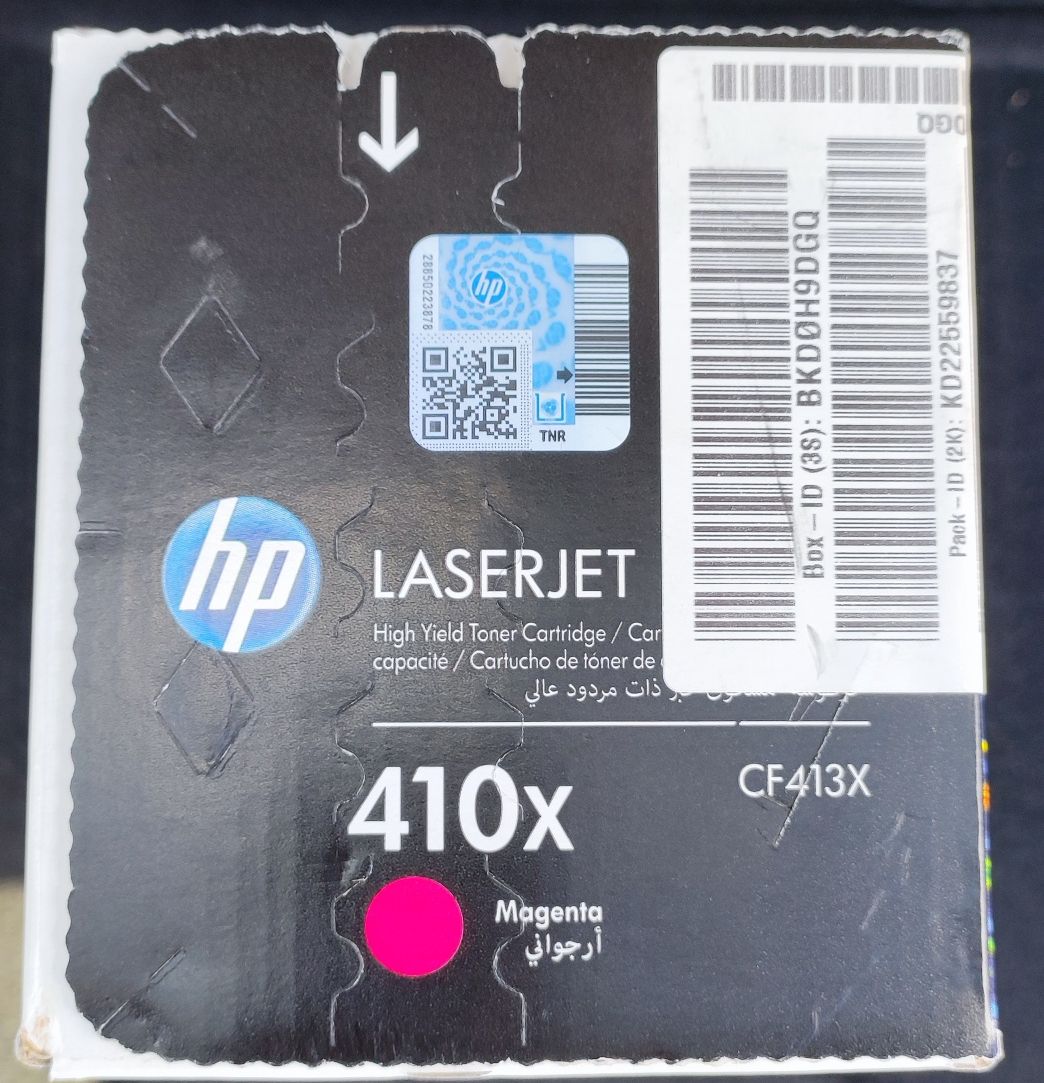 ОРИГІНАЛЬНІ ПОСИЛЕНІ картриджі HP 410X CF410X, CF411X, CF412X, CF413X