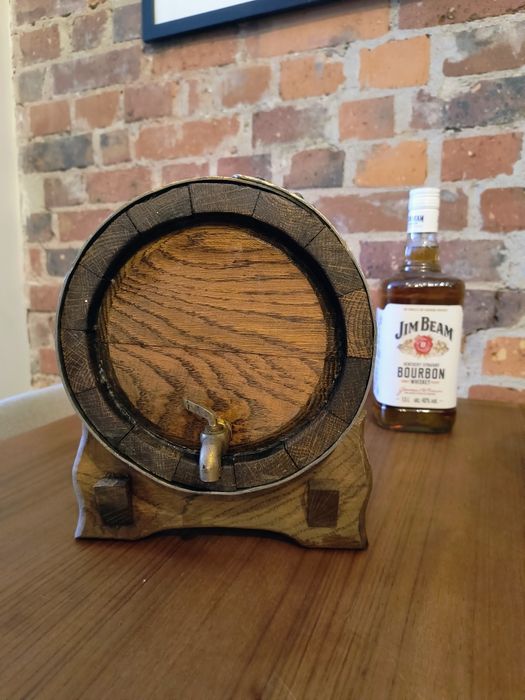 Dębowa 5l beczka że stojakiem