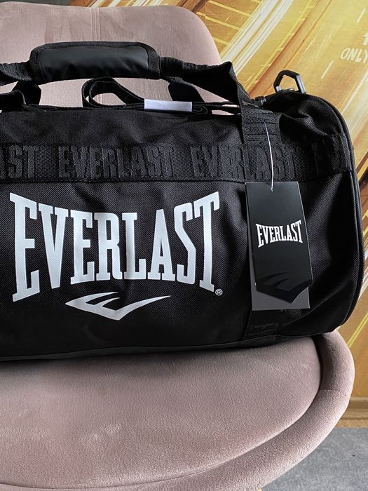 Everlast оригінал нова сумка для зала тренувань спортивна велика чорна