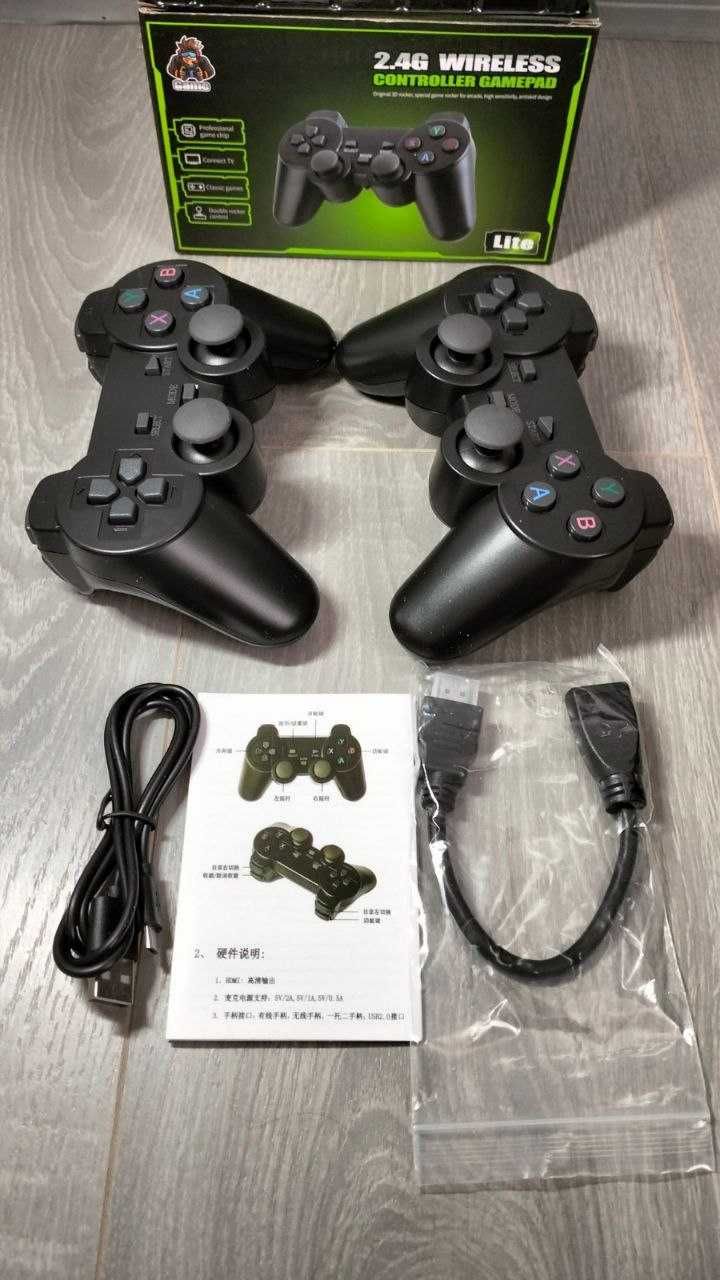Приставка игровая 2,4 G 10000 игр 4К, 64G ретро игры.