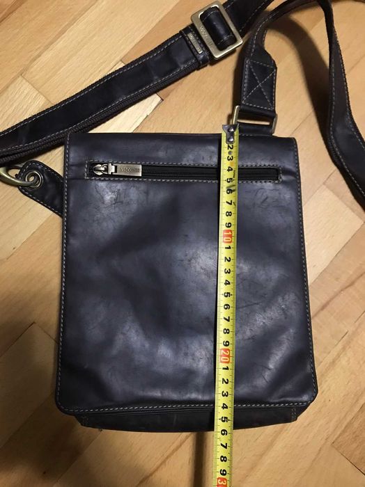 Кросс-боди .Мужская сумка из натуральной кожи Visconti, Oil Brown,