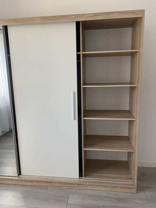 Szafa 250 cm z lustrem drzwi przesówane