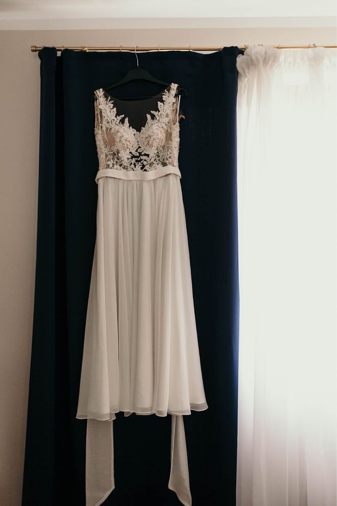 Suknia ślubna na osobę 158cm w bardzo dobrym stanie
