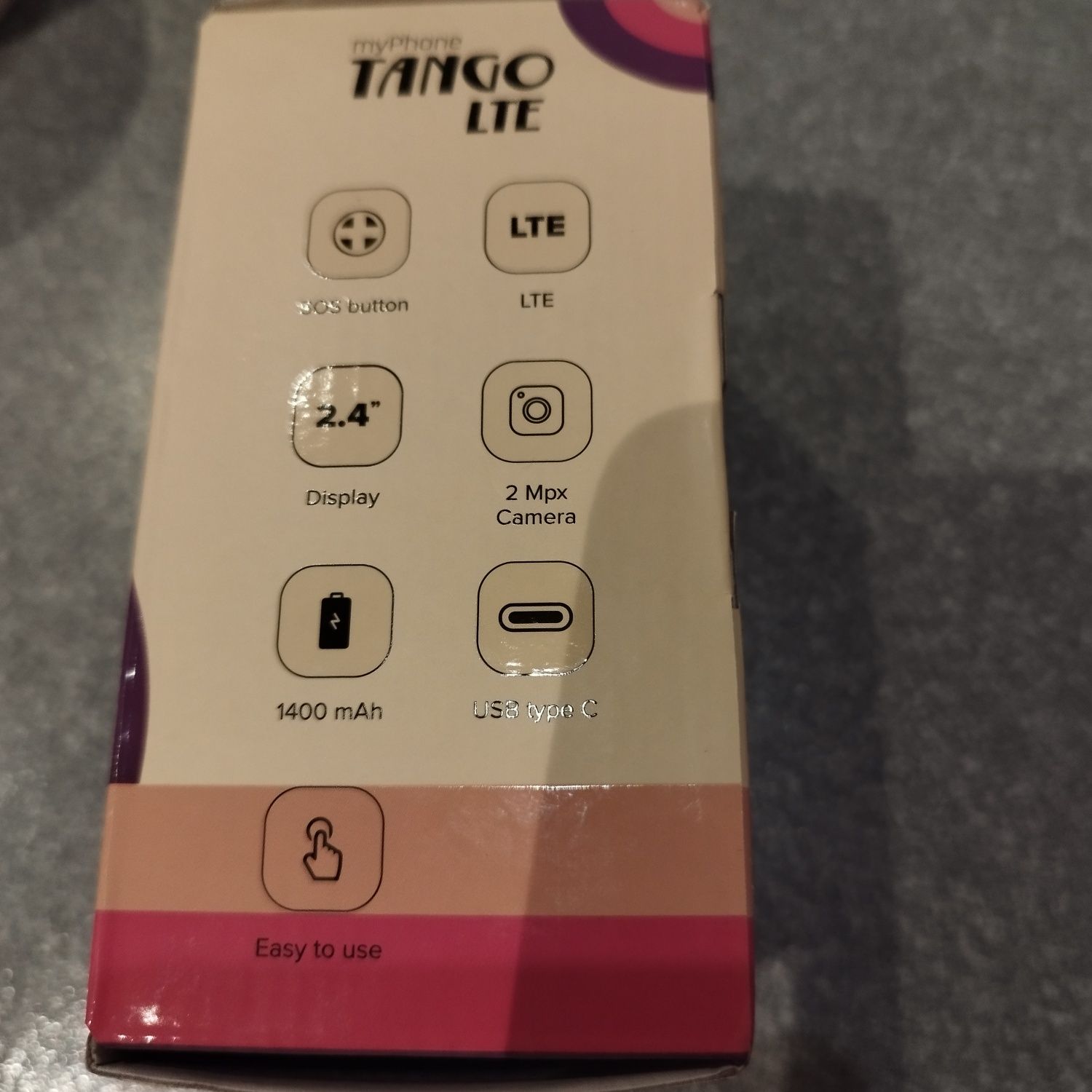 Telefon dla seniora Tango LTE SOS Nowa cena
