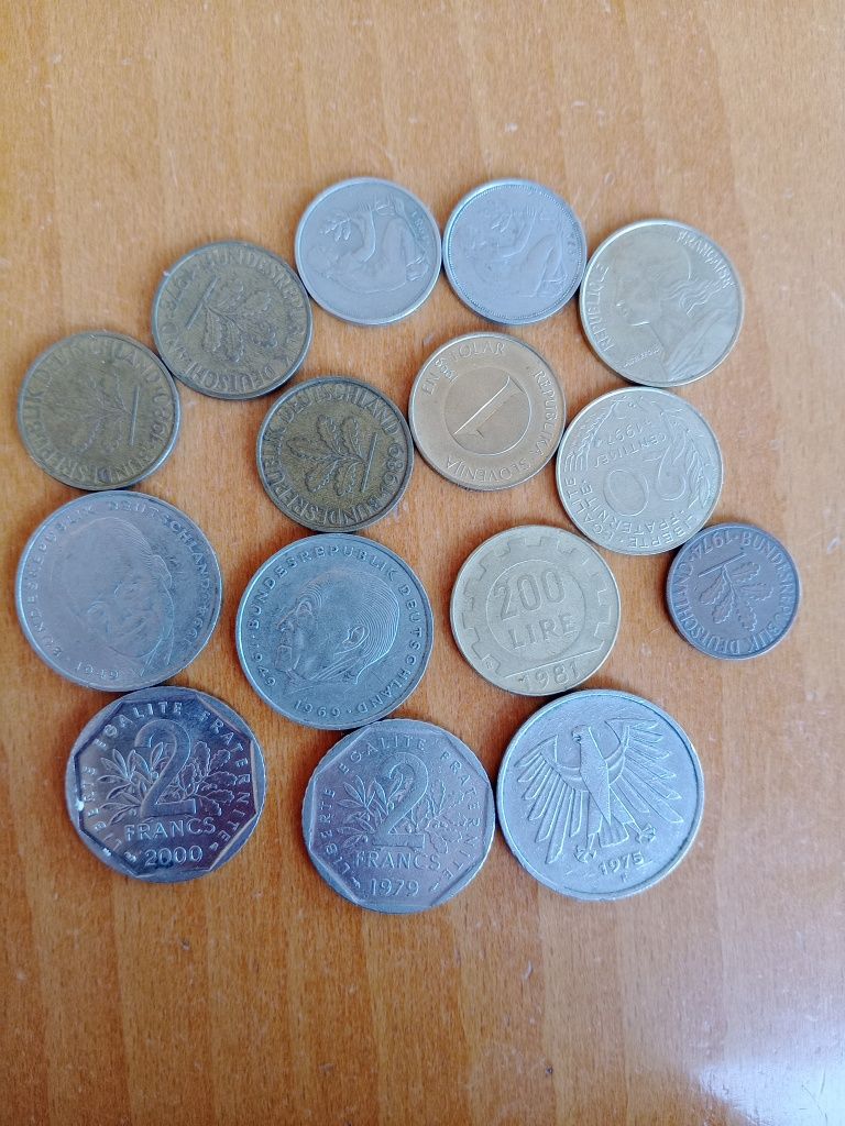 Moedas antigas coleção