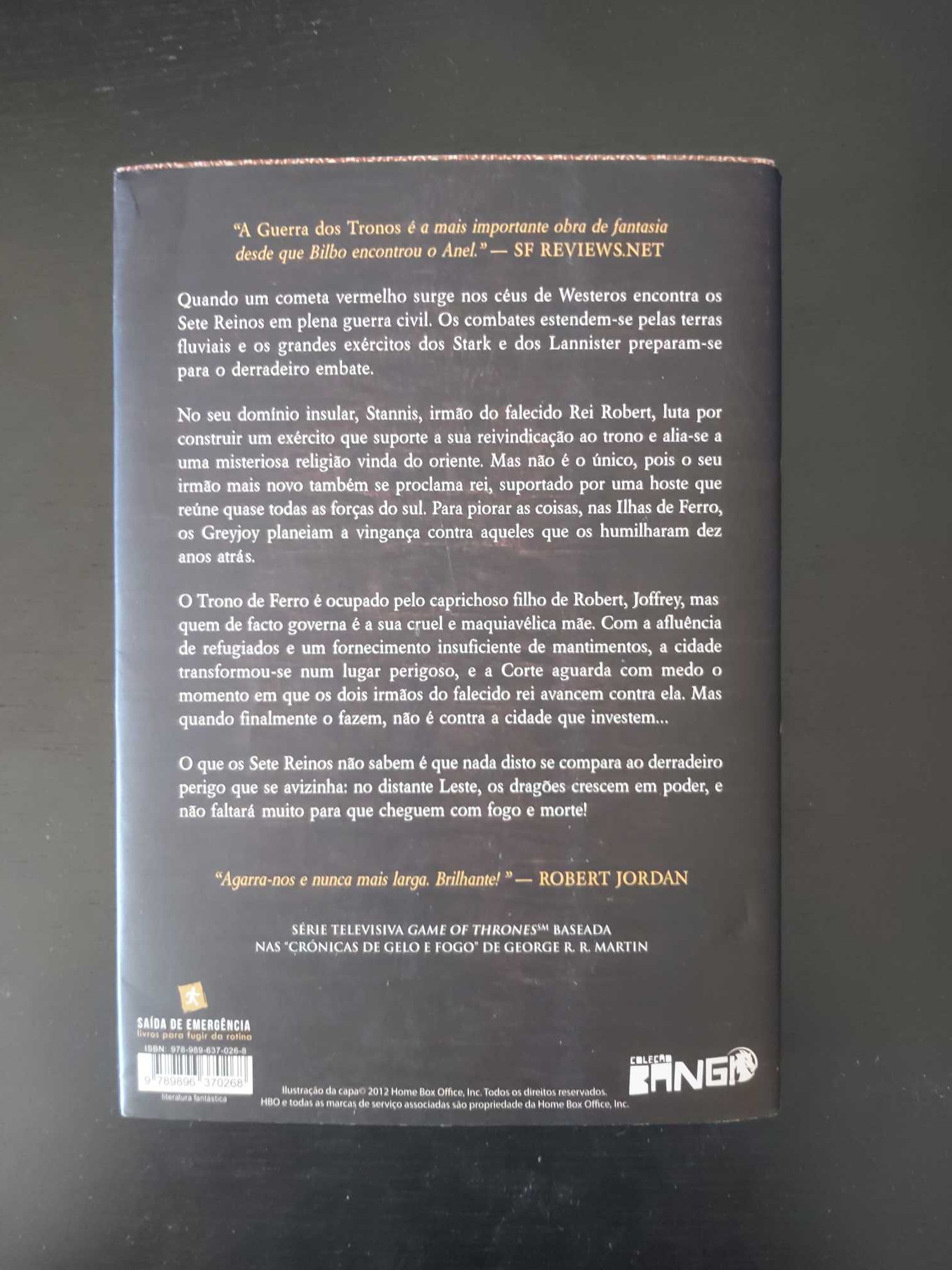 A Fúria dos Reis - As Crónicas de Gelo e Fogo Livro 3