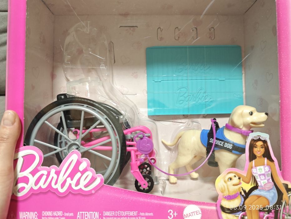 Набір Барбі собака та візок