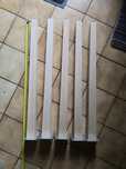 Drewniane solidne nogi stołu blatu biurka 72cm 5 szt.