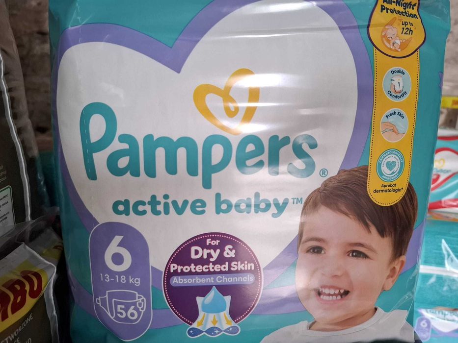 Pieluszki pampers active baby 6 168szt.