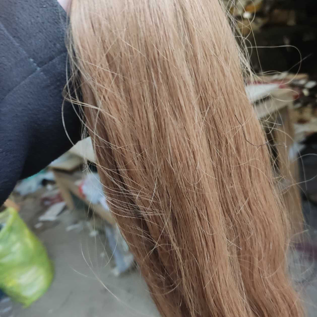 Włosy naturalne ok 53 cm 100 pasm / 166