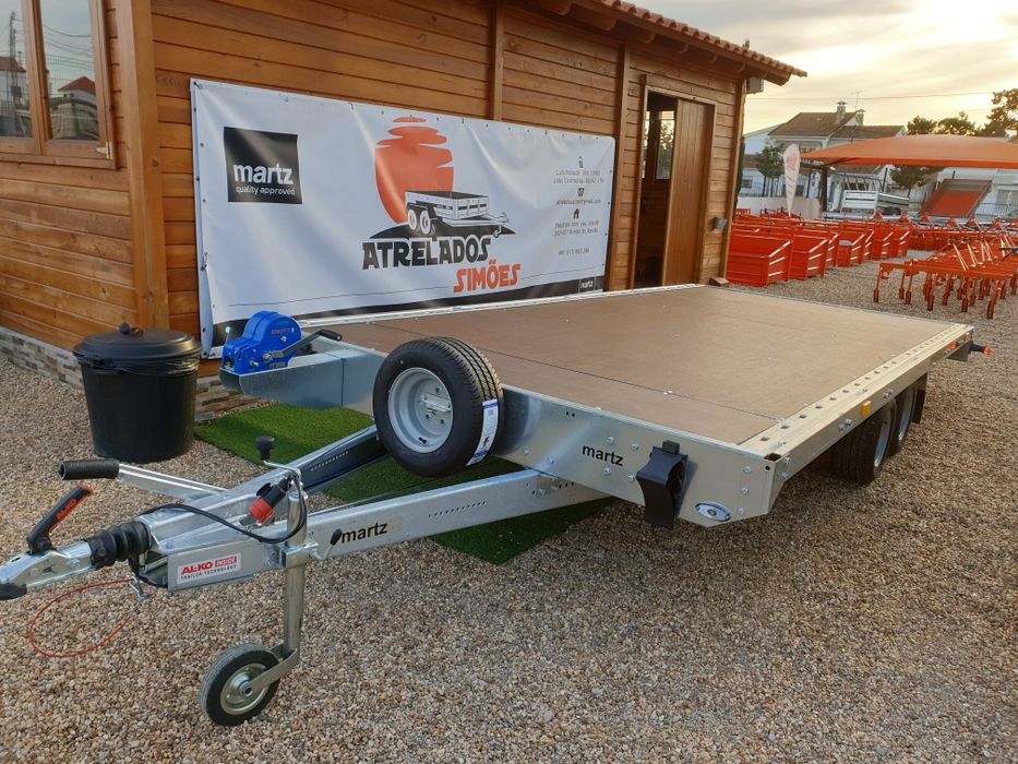 Atrelado/Reboque porta carros GT Plateau 450 NOVO com Garantia e IVA