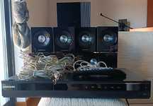 Home theatre com subwoofer