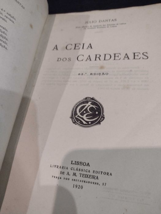A Ceia dos Cardeais - Júlio Dantas 1920