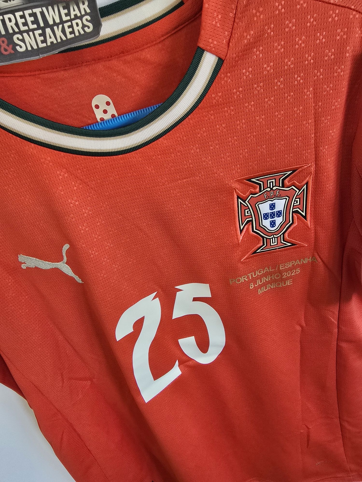 Camisola Portugal Nuno Mendes final liga das nações