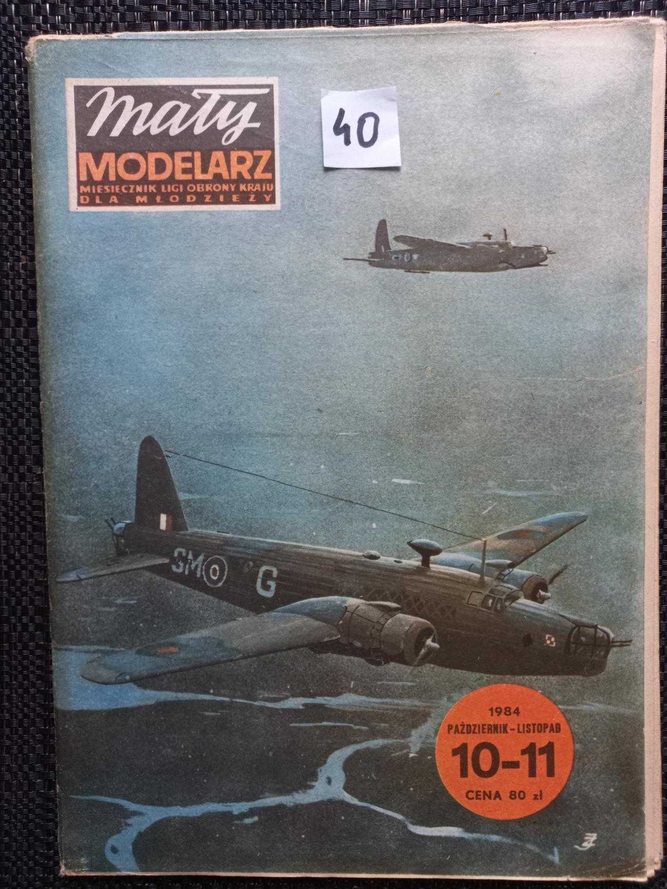 Mały Modelarz 10-11/1984 Samolot bombowy Vickers Wellington Mk. III