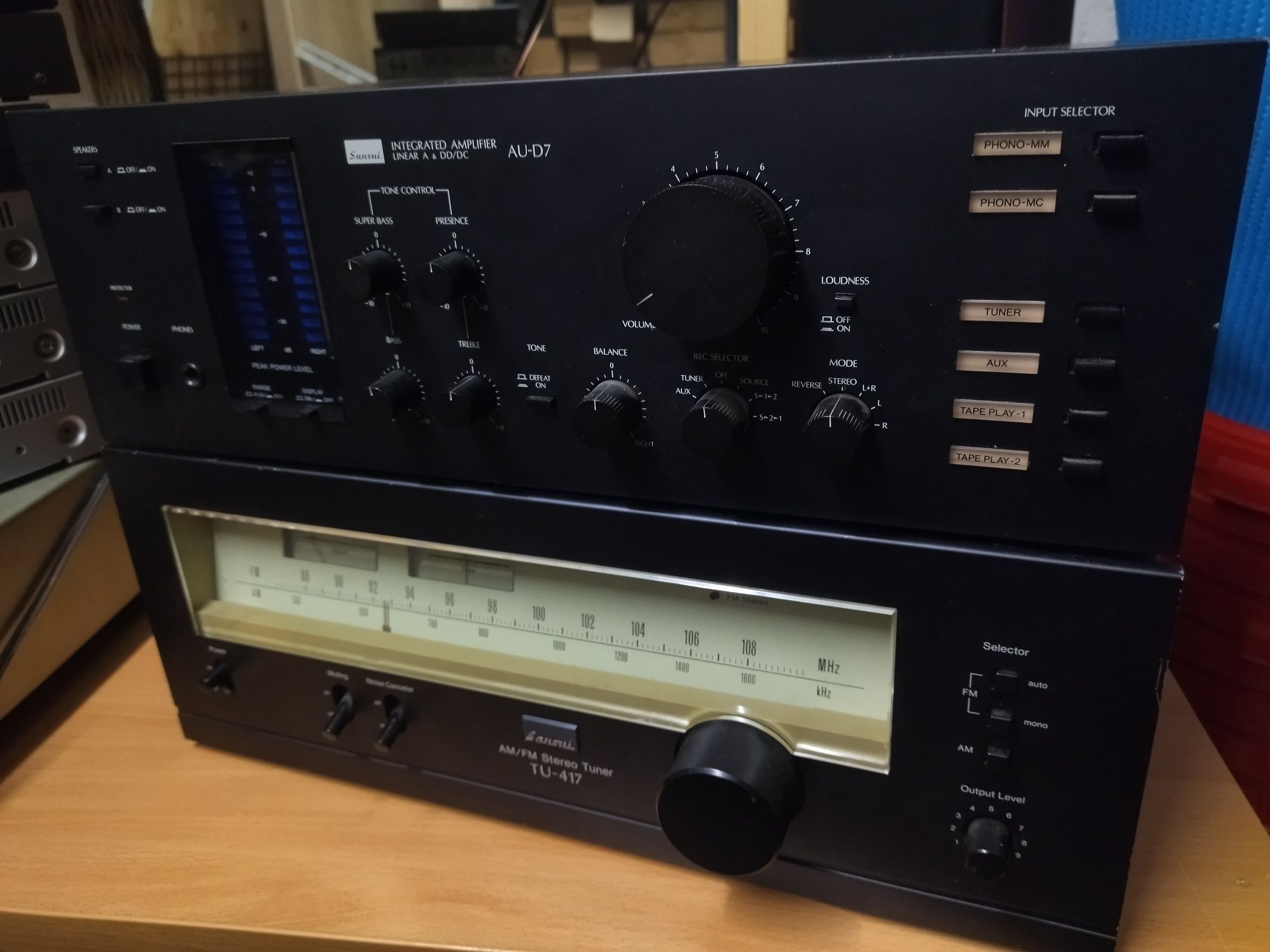 Sansui AU-D7 wzmacniacz i tuner TU-417