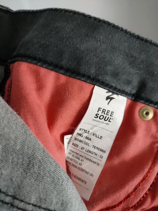 Damskie jeansy FreeSoul Ville Skinny W27 L32