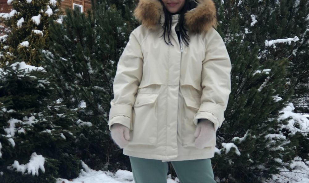 Парка зимова з натуральним хутром