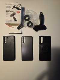 Samsung Galaxy s21 5g 128gb gratis spigen gearlock etui leather case