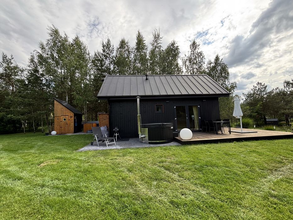 Dom ,domek z prywatną sauną, balią jacuzzi na Kaszubach,  nad jeziorem