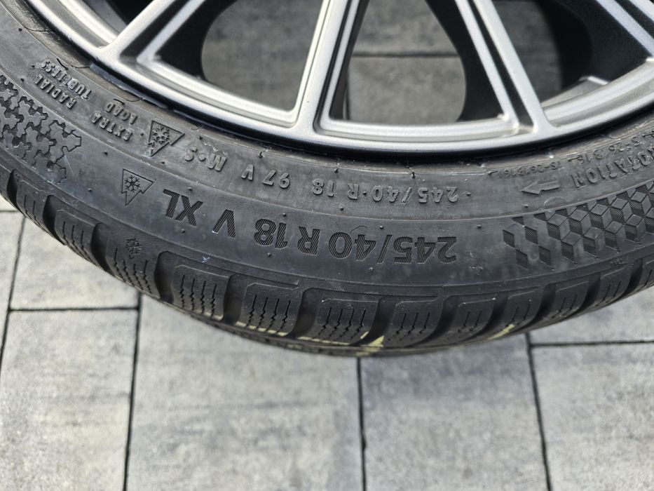 2024r Koła ZIMA 18" 5x112 7.5J i 8.5J Mercedes Benz C Klasa W204 W205
