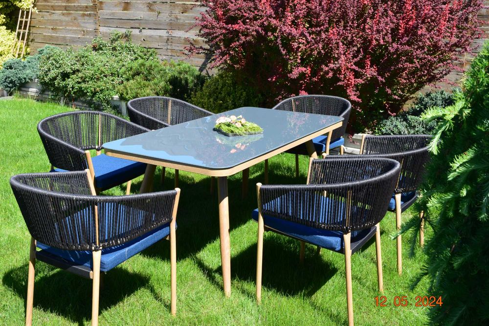 krzesło ogrodowe technorattan nowoczesne salon patio taras